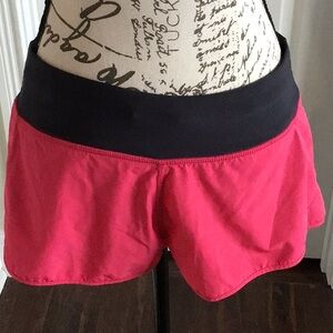2 for $12 MPG Pink & gray running shorts with liner Sz M
